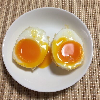 半熟ゆで卵の天ぷらが食べたくて、るんさんのレシピにお世話になりました！
絶妙な半熟具合に感動ものです‼︎
レシピありがとうございます∩^ω^∩♡